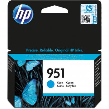 HP 951 CN050AE Cartucho de Tinta Cian Original para OfficeJet Pro 8100/8600