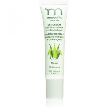 Crema para Contorno de Ojos Margarita con Extracto de Aloe, Biocolágeno y Vitaminas 15ml