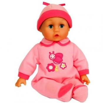 Bayer Design - My Little Baby, muñeco bebé con Ojos móviles, 12 Sonidos, 30 cm