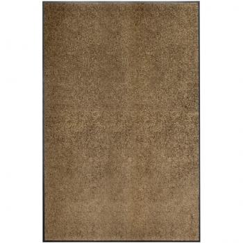 Felpudo lavable marrón 120x180 cm
