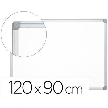 Q-Connect Pizarra Blanca Melamina Marco De Aluminio 120 x 90 Cm