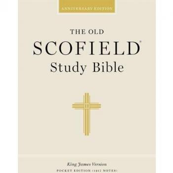 The Old Scofield® Study Bible, KJV, Pocket Edition, Zipper Duradera Black