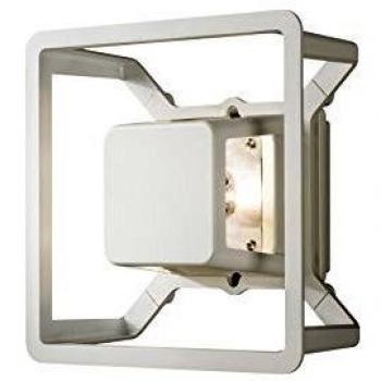 Konstsmide Pescara Up Down - Lámpara de pared LED de alta potencia, 3 W, lente de acrílico transparente, aluminio/IP54/luz exterior, color blanco