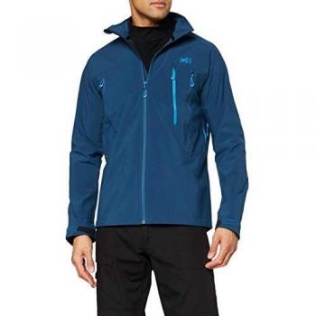 MILLET K Shield JKT - Chaqueta Softshell para hombre, Hombre, Chaqueta Softshell., MIV8002, Poseidón., medium