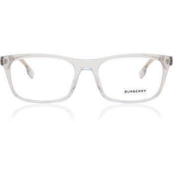 Burberry BE2334 ELM 3024 Armazones para Hombre Cristal, Lentes Recetadas Para Hombre Transparentes, Gafas Recetadas para Hombre Cristal