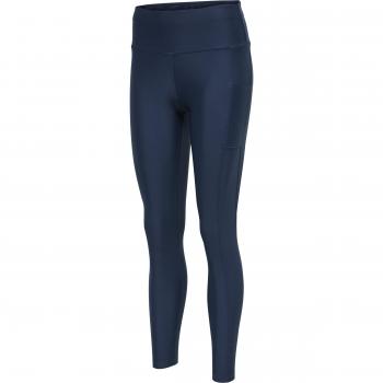 Leggings Altos Mujer Hummel Tola Azul XL