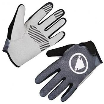 Guantes de ciclismo infantiles Endura Hummvee gris camuflaje negro, talla M (9-10 años)
