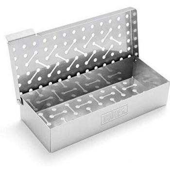 Weber Stainless Steel Smoker Box 9.7 in. L X 4.7 in. W for Weber Q 200/2000 Series