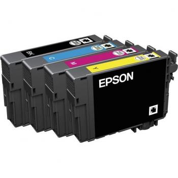 Epson 18XL (T1816) Daisy Multipack Cartuchos de Tinta Originales, Alta Capacidad, Negro/Cian/Magenta/Amarillo para Expression Home XP-102/XP-205/XP-305/XP
