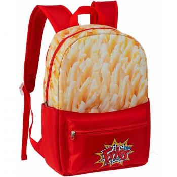 Mochila freetime Oh My Pop! Crispy, Rojo