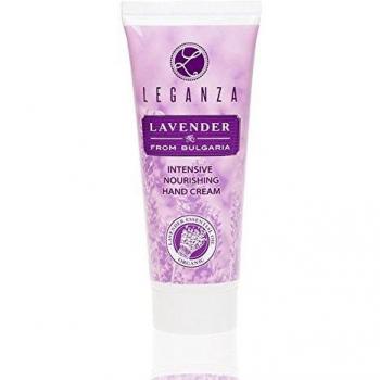 Crema nutritiva intensa para manos con aceite esencial de lavanda búlgara, Leganza