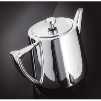 Stellar Art Deco 4 Cup Teapot (900ml) - Stainless Steel, Traditional Design