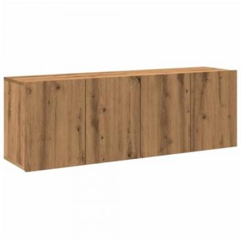 Muebles para TV de pared 2 unidades roble artesanal 60x30x41 cm
