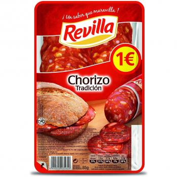 Revilla Lonchas Chorizo Tradición - 80 gr