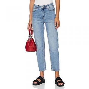 Only Emily High Waist Mom Jeans - Medium Blue Denim