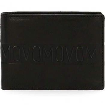 Movom Ribbon Cartera Negro 11x8x1 cms Piel
