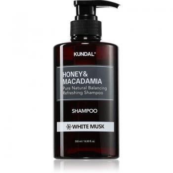 Champú Natural Honey & Macadamia Almizcle Blanco 500 ml para Cabello Seco y Dañado