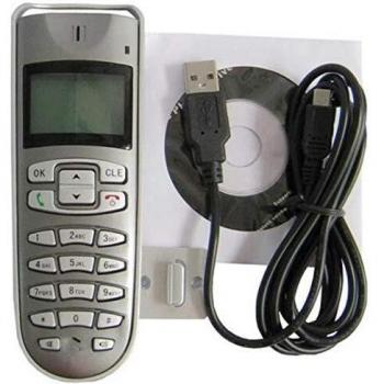 Sin marca TELEFONO USB con LCD para SKYPE
