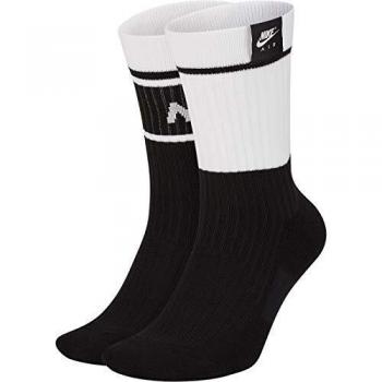 NIKE Air SNKR Sox, calcetines unisex para adulto, blanco, XL