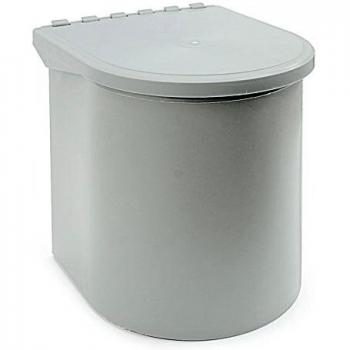 CUBO BASURA THANO 1x10L. PLASTICO GRIS