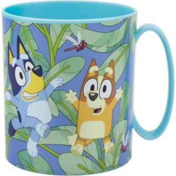 Taza infantil de plástico reutilizable para microondas de 350 ml de Bluey (Stor - 50604)