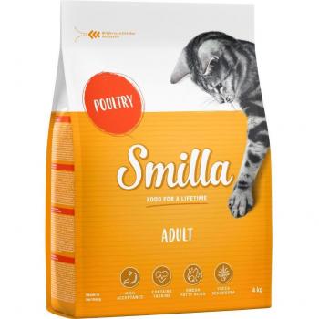 Smilla Adult con ave - 4 kg: ¡Oferta especial! 3 bolsas + 1 gratis