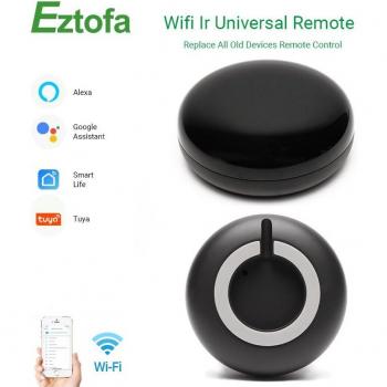 Control Remoto Universal Inteligente por Wifi e Infrarrojos con Control por Voz y App Smart Life para TV y DVD
