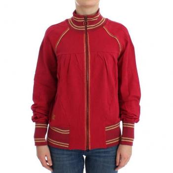 John Galliano Pink Mock Zip Cardigan Sweatshirt Sweater - XXS, 2XS