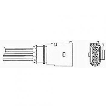 Sonda lambda NGK 95116 para Audi Q7, sensor de oxígeno de alta precisión