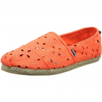 Superdry Jetstream Espadrille, Alpargatas para Mujer, Naranja