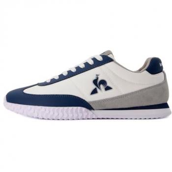 Zapatillas Le Coq Sportif Veloce I para hombre, color blanco, talla 41, diseño unisex adulto, con detalles en beige y verde