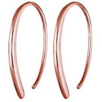 Elli Pendientes de Aro Geométricos para Mujer en Plata de Ley 925
