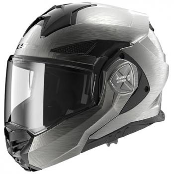 LS2 Casco Modular FF901 Advant X Jeans-Negro Titanium XS