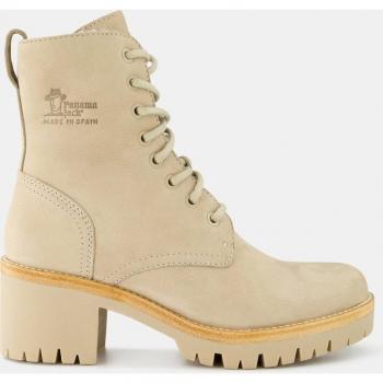 Botas Panama Jack Padma de mujer en piel nobuck Waterproof con forro interior de pelo y tacón bloque