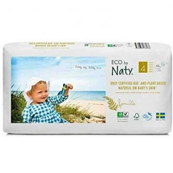 Pañal T4 Naty 7-18 kg, 44 ud