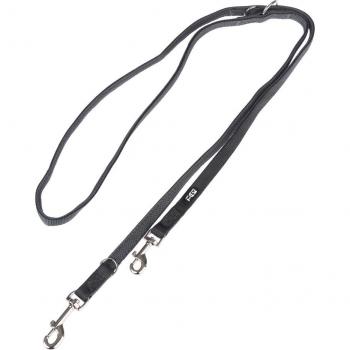 Correa ajustable TIAKI Mesh antracita para perros - 200 x 1,5 cm
