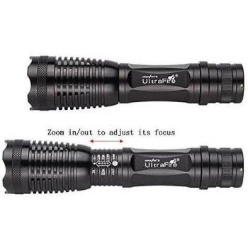 2000 lúmenes 12W del CREE XM-L T6 Focus Ajuste el zoom de LED Mini linterna antorcha
