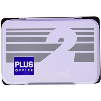 Plus Office 02 - Almohadillas para sellar nº 2, 80 x 120 mm, negro