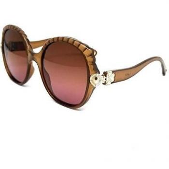 Chloé CE749S(210)-5620 Sun Ochiallis, Tamaño de la montura: 56 mm, Tamaño de la puente: 20 mm, Marrón