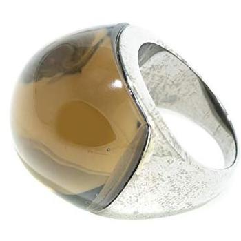 Anillo Demaria Mujer DMANB0605-N16 con Piedra Ojo de Tigre y Acabado Plateado