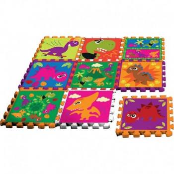 Alfombra Puzzle Eva Dino Crazy 9pzs
