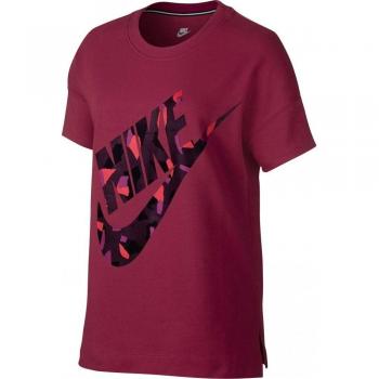 Nike W Nsw Top Ssnl Gx - Camiseta de manga corta para mujer, color rojo, talla XL