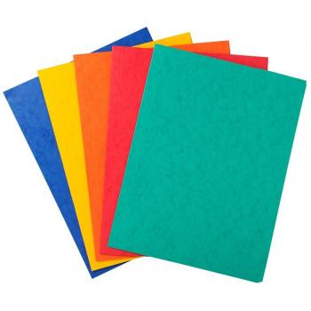 50 Subcarpetas 3 solapas Cartulina lustrada - Exacompta 56400E - 390 g/m2 Multicolor