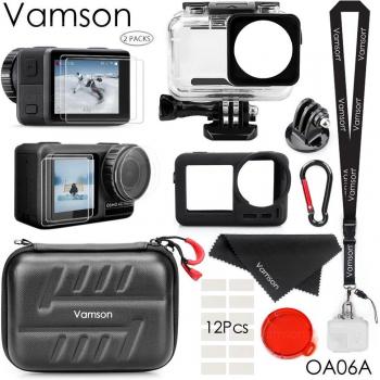 Carcasa Impermeable Vamson para Cámara de Acción DJI OSMO, 40M, Accesorios de Buceo OA05