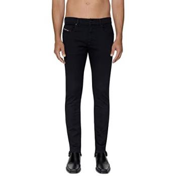 Diesel 2019 D-Strukt Men's Slim Fit Black Jeans - Size 34W x 34L