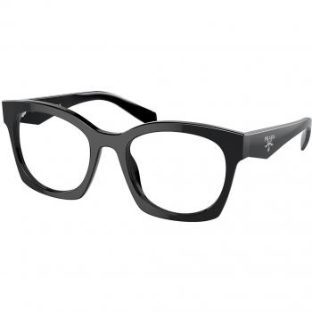 Prada PR A05VF Asian Fit 16K1O1 Gafas Recetadas para Mujer Negras con armazones y lentes recetados