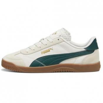 Zapatillas Puma Club 5v5 Lux OG blancas, beige y verdes - Talla 40