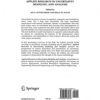 Applied Research in Uncertainty Modeling and Analysis: Springer-Verlag New York Edition