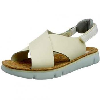 Sandalias CAMPER Oruga para Mujer - Beige, Talla 37, Piel Lisa/Textil