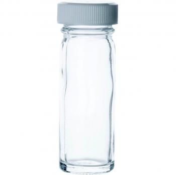 Wheaton 128044F Vial De Patología De 30 ml, Vidrio Moldeado, Universal, Con Tapa De PP Ensamblada